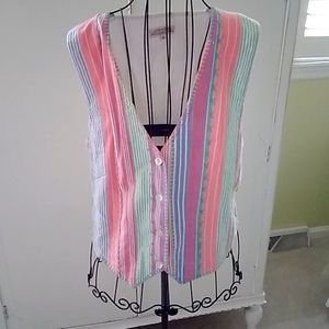 Susan Bristol Cotton Vest